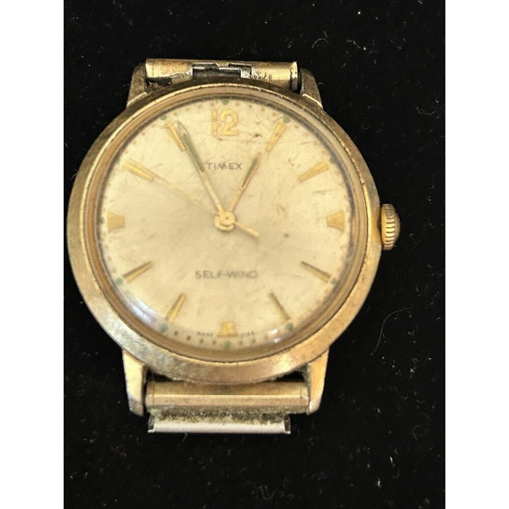 vintage Timex Marlin / Viscount watch model self wind 1966 parts